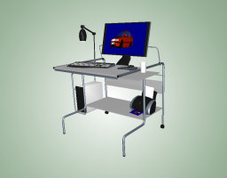3D-модель компьютерного стола