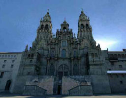 Virtual cathedral of Santiago de Compostela